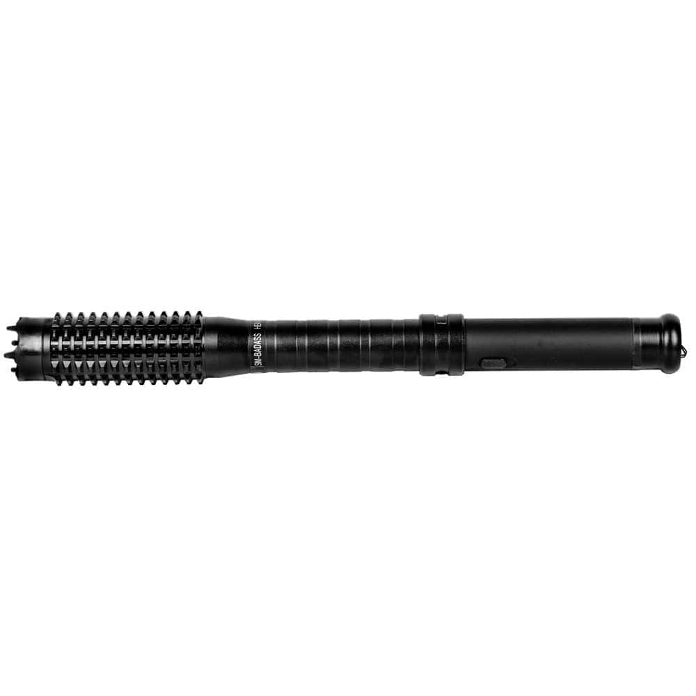 110,000,000 volt Bad Ass Metal Stun Baton and Flashlight - Image 3